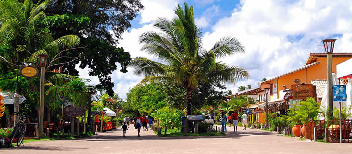 Ortsmitte Praia do Forte