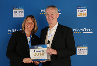 Verleihung Holidaycheck Award 2014